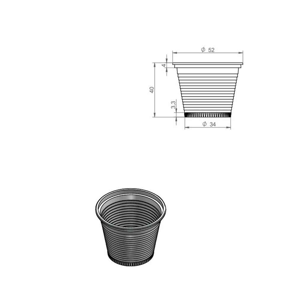 Copo de 50ml Branco Copaza ABNT 2002 com 5.000 unidades - e - dona