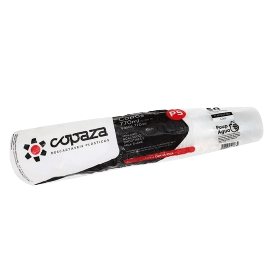 Copo de 770ml Transparente Copaza com 50 unidades - e - dona