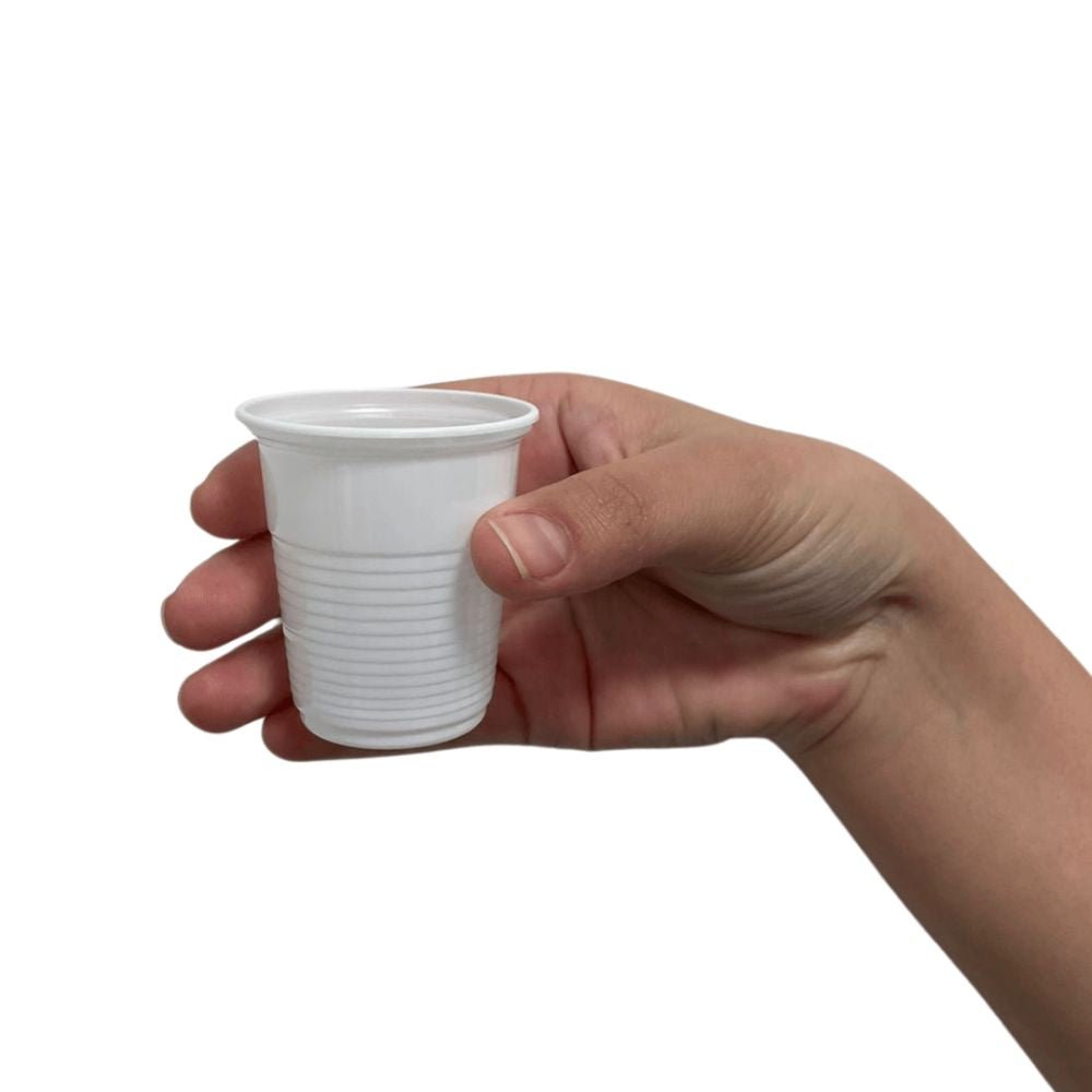 Copo de 80ml branco ABNT 2002 Copaza com 3.000 unidades - e - dona