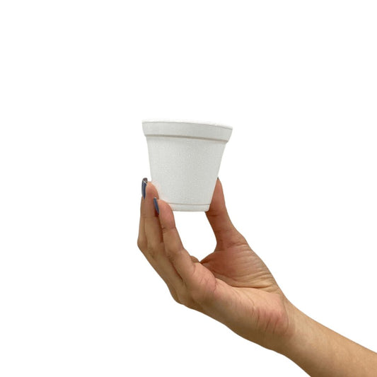 Copo de isopor Térmico 120ml Linha Replast Ultra com 1.000 unidades - Aproveite suas Bebidas Quentes com Praticidade e Conforto - e - dona