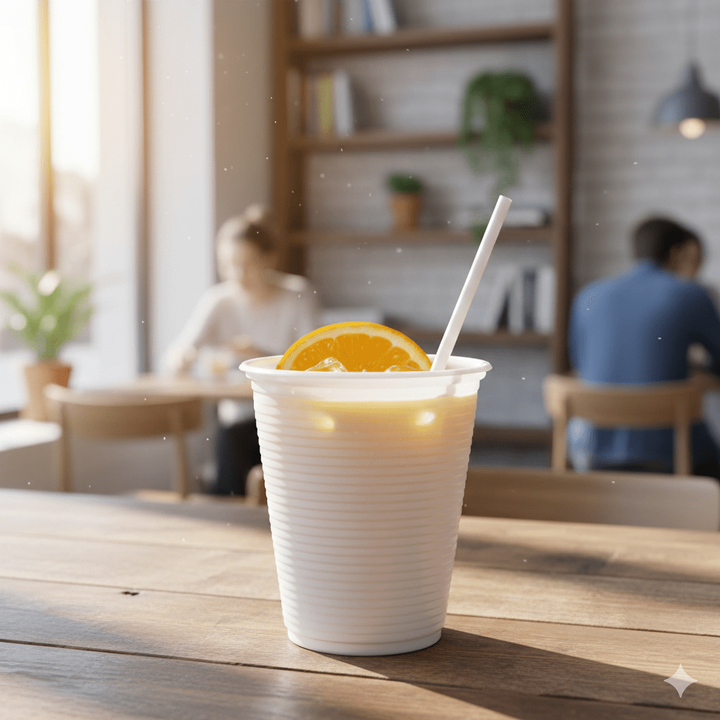 Copo Descartável 180ml Branco ABNT 2012 Cristalcopo – Kit com 2 Pacotes (100 Unidades Cada) - e - dona