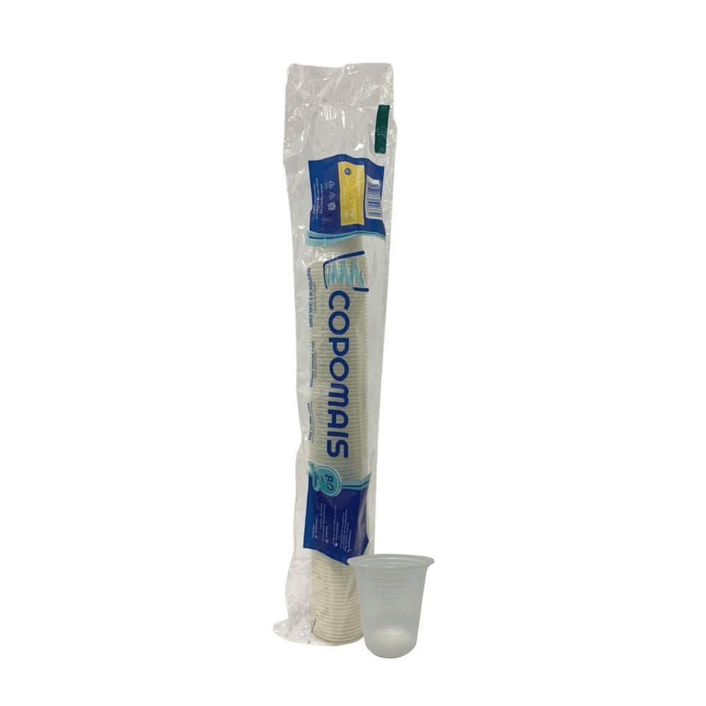 Copo Descartável 80ml Transparente PS ABNT 2012 Copomais com 100 Unidades - e - dona
