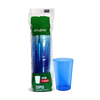 Copo Descartável Acrílico 300ml Azul Neon Cropac com 10 Unidades