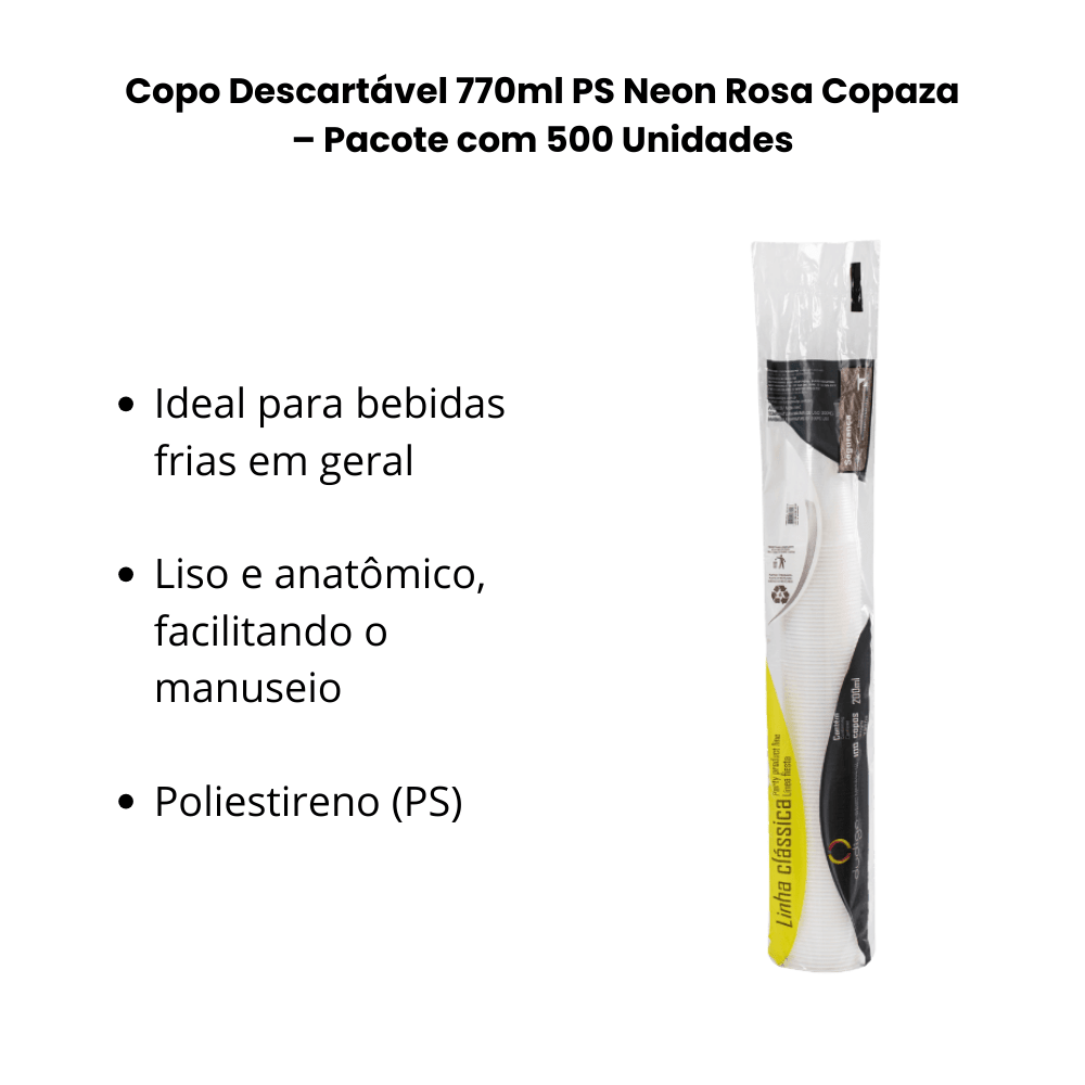 Copos Descartáveis 200ml Branco PS Dudigo – Kit com 4 Pacotes (100 Unidades Cada) - e - dona