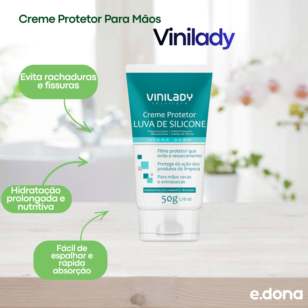 Creme Protetor 50g Vinilady - e - dona