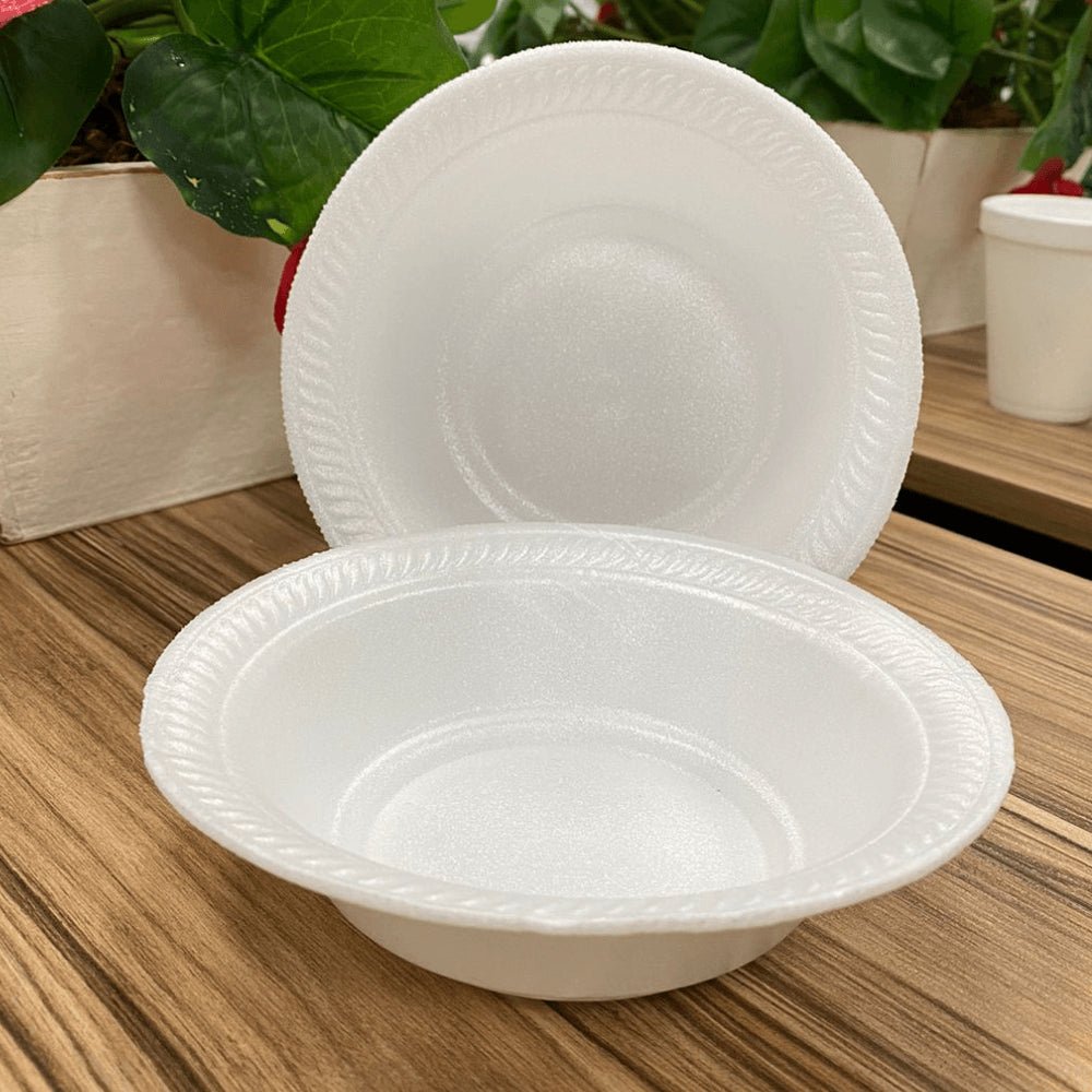Cumbuca de isopor funda 15cm com 100 Unidades Ulthaterm - Leve e Versátil para Refeições Quentes ou Frias - e - dona