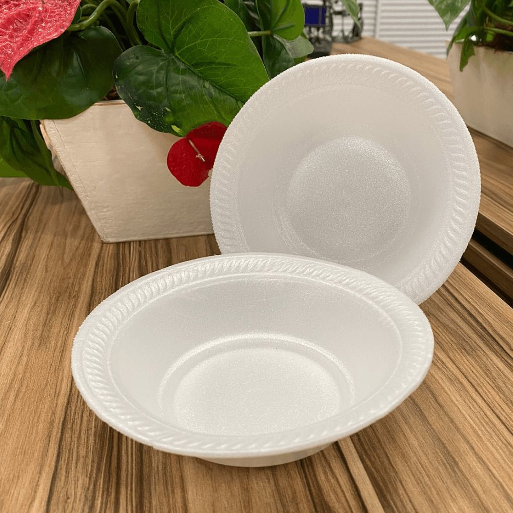 Cumbuca de isopor funda 15cm com 100 Unidades Ulthaterm - Leve e Versátil para Refeições Quentes ou Frias - e - dona