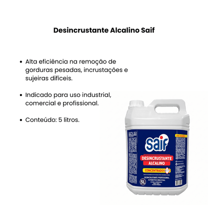 Desincrustante Alcalino 5L Saif - e - dona