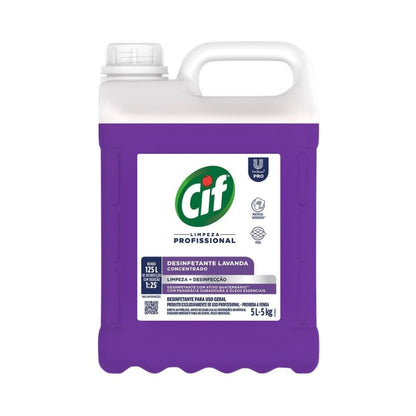Desinfetante 5 Litros Lavanda Cif Concentrado - e - dona