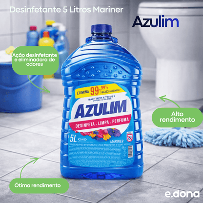 Desinfetante 5 Litros Mariner Azulim - e - dona