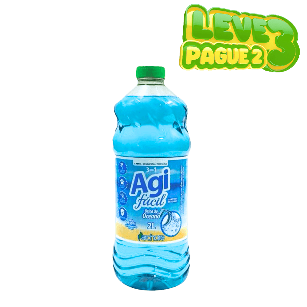 Desinfetante Brisa do Oceano 2L Agifácil - e - dona