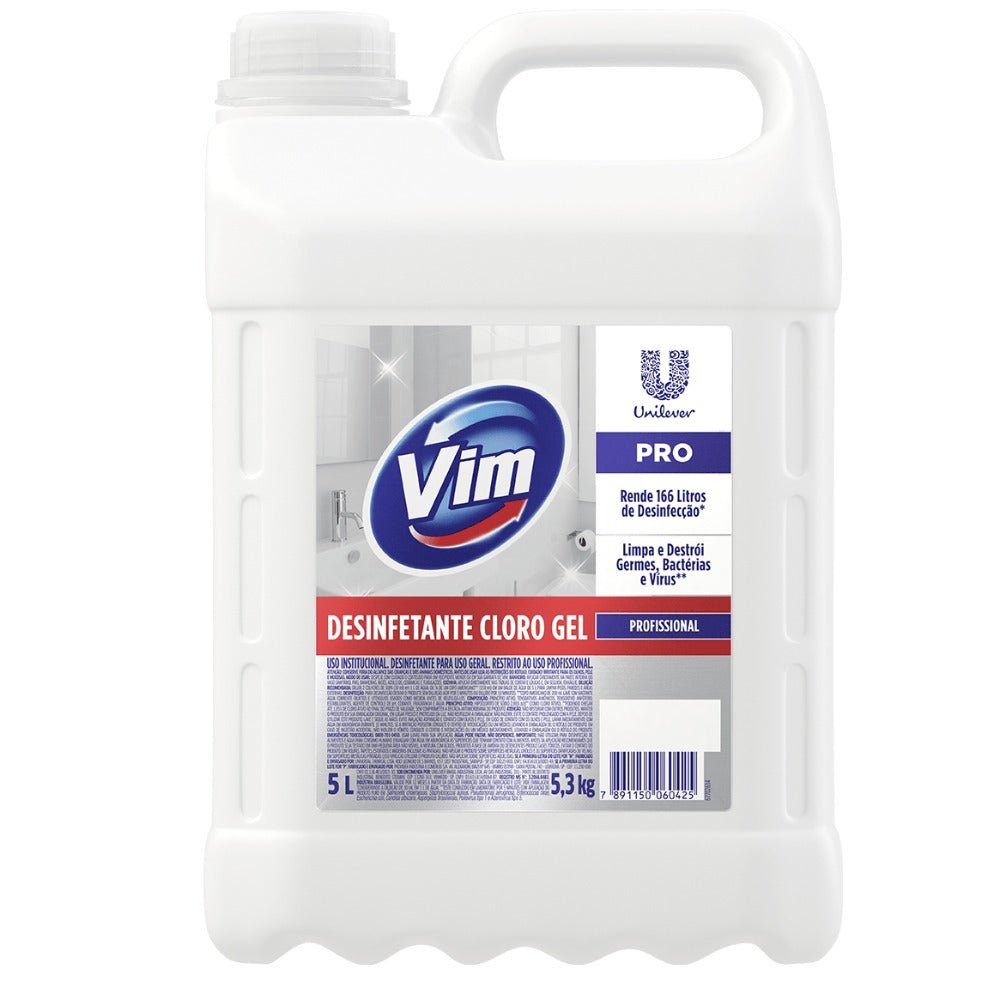 Desinfetante Cloro Gel VIM 5 Litros - e - dona