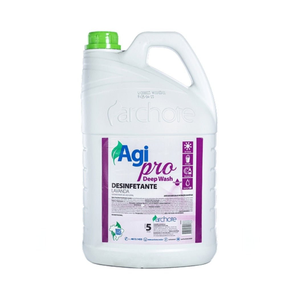 Desinfetante Concentrado Lavanda Deep Wash Agi Pro 5 Litros - e - dona