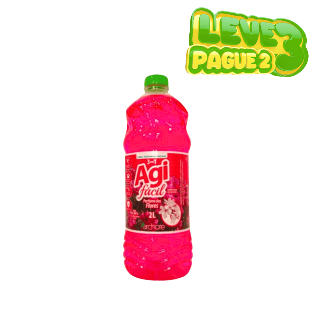 Desinfetante Floral Agi Fácil 2 litros - e - dona