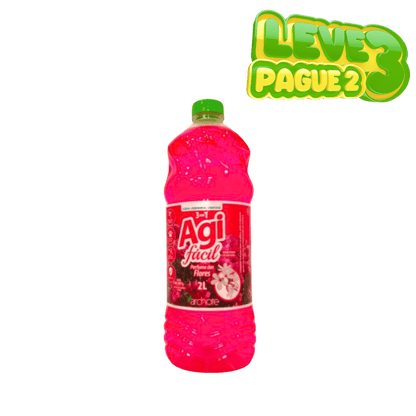 Desinfetante Floral Agi Fácil 2 litros - e - dona