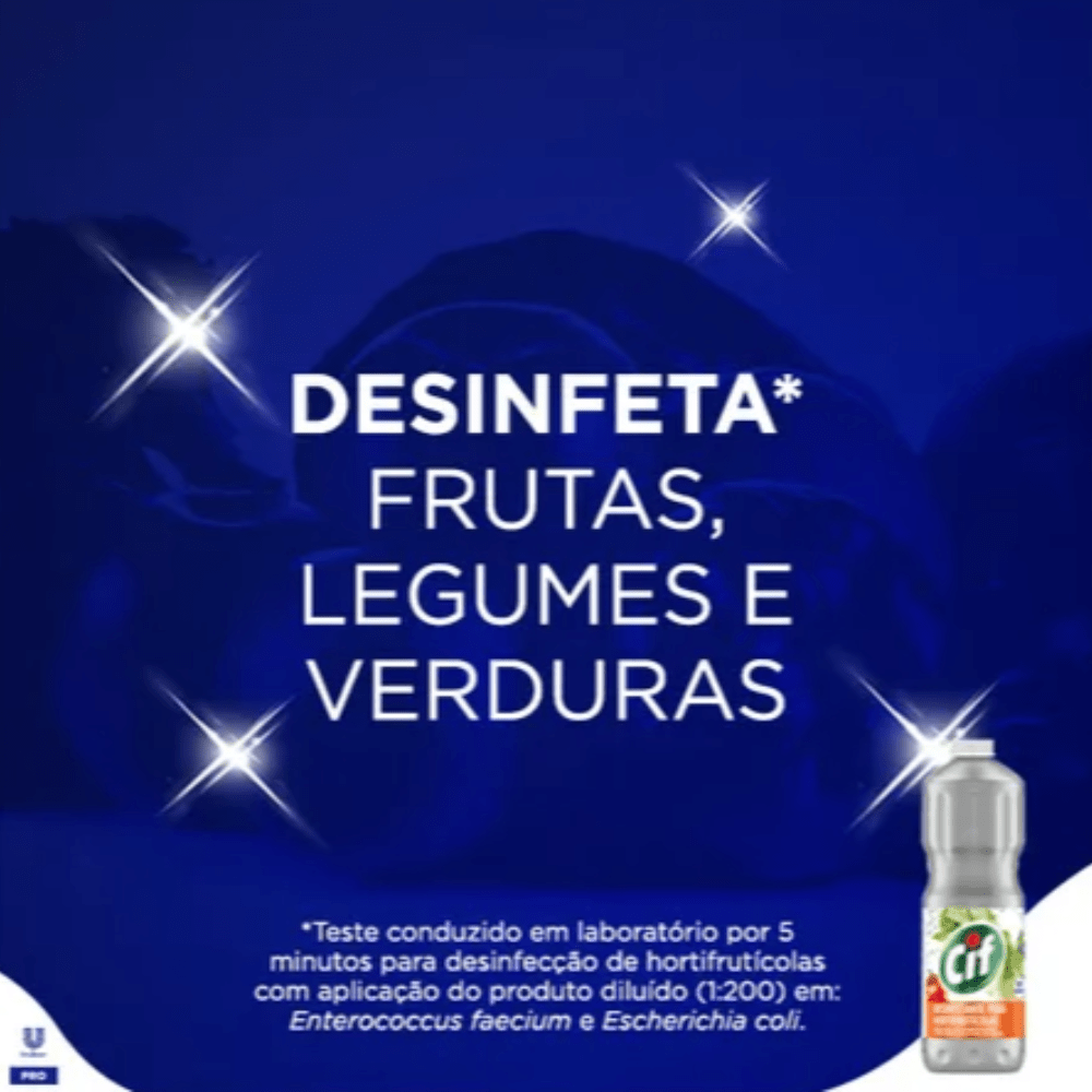 Desinfetante Hortifruticolas 1L Cif - e - dona
