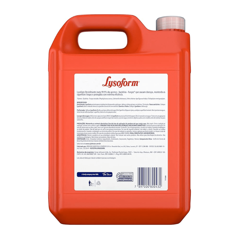 Desinfetante Lysoform Original 5 Litros - e - dona