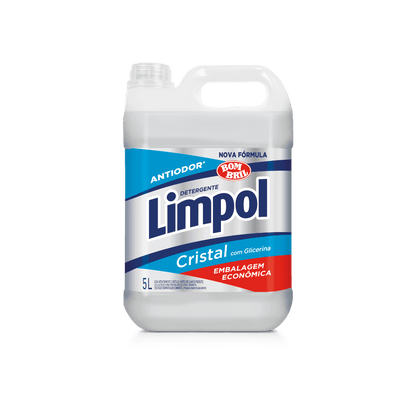 Detergente 5 Litros Cristal Limpol - e - dona