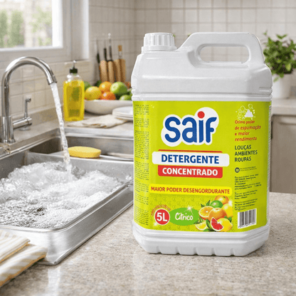 Detergente Concentrado Cítrico 5L Saif - e - dona