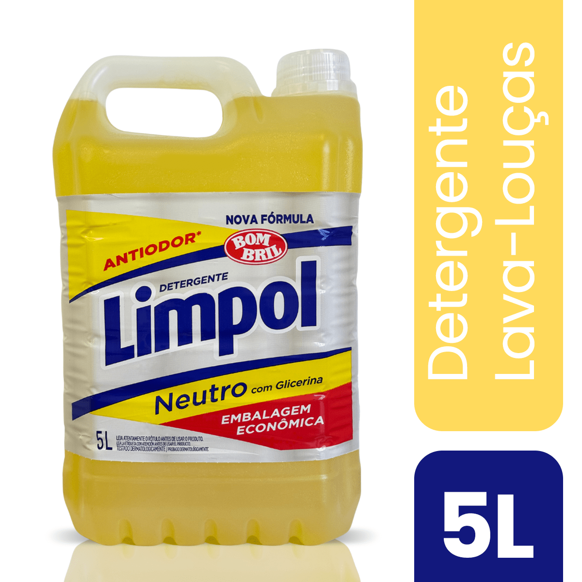 Detergente Neutro com Glicerina Limpol 5 litros - e - dona
