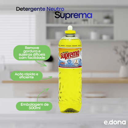 Detergente Neutro Suprema 500ml - e - dona