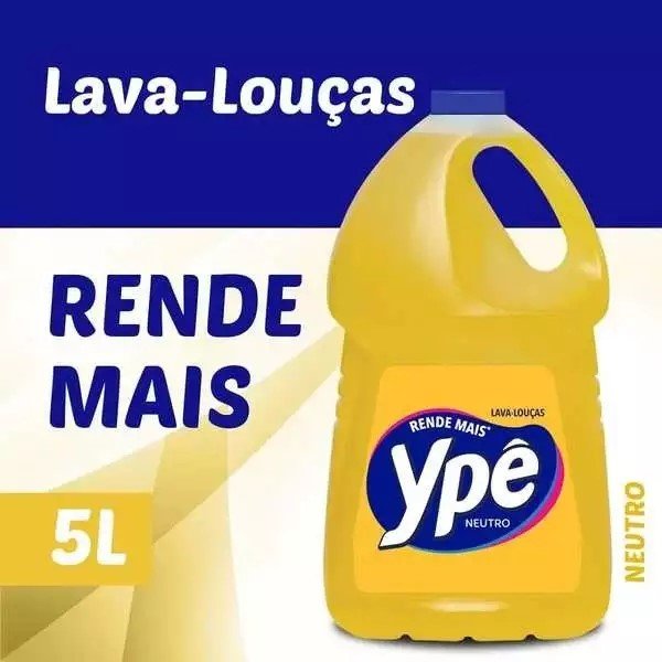 Detergente Neutro Ypê 5 Litros - e - dona