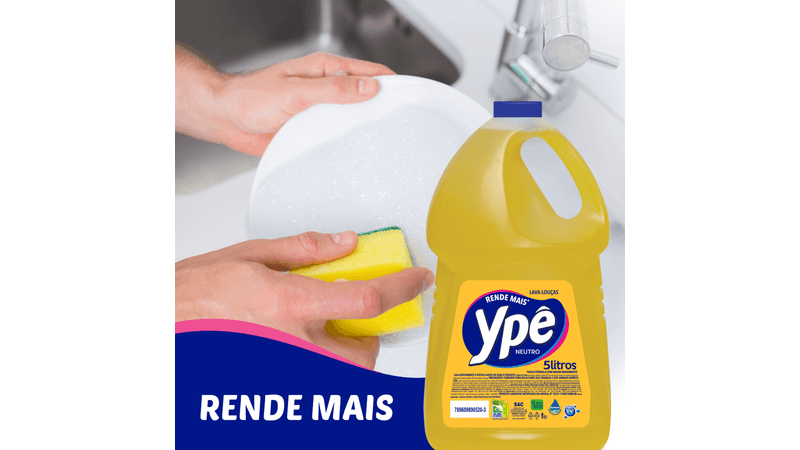 Detergente Neutro Ypê 5 Litros - e - dona