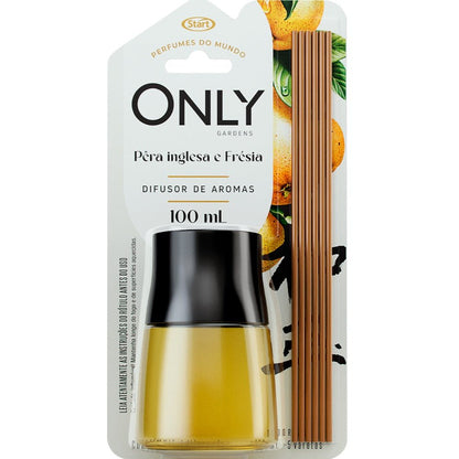 Difusor 100ml Pera Inglesa e Frésia Only - e - dona