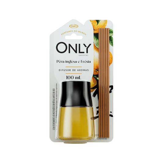 Difusor 100ml Pera Inglesa e Frésia Only - e - dona