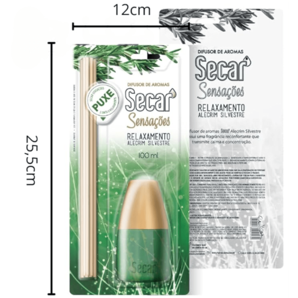 Difusor Alecrim Silvestre Secar 100ml - e - dona