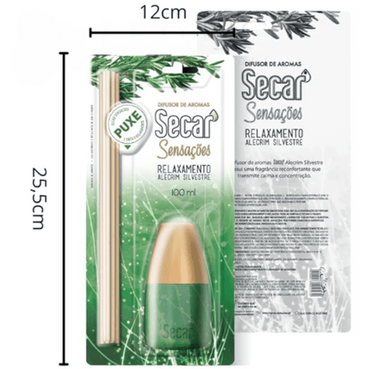 Difusor Alecrim Silvestre Secar 100ml - e - dona