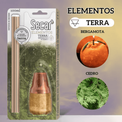 Difusor de Aromas Elementos Terra Secar 100ml - e - dona