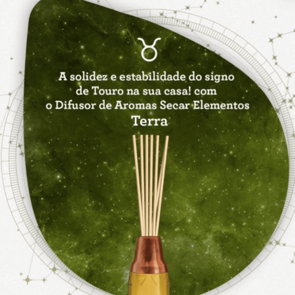 Difusor de Aromas Elementos Terra Secar 100ml - e - dona