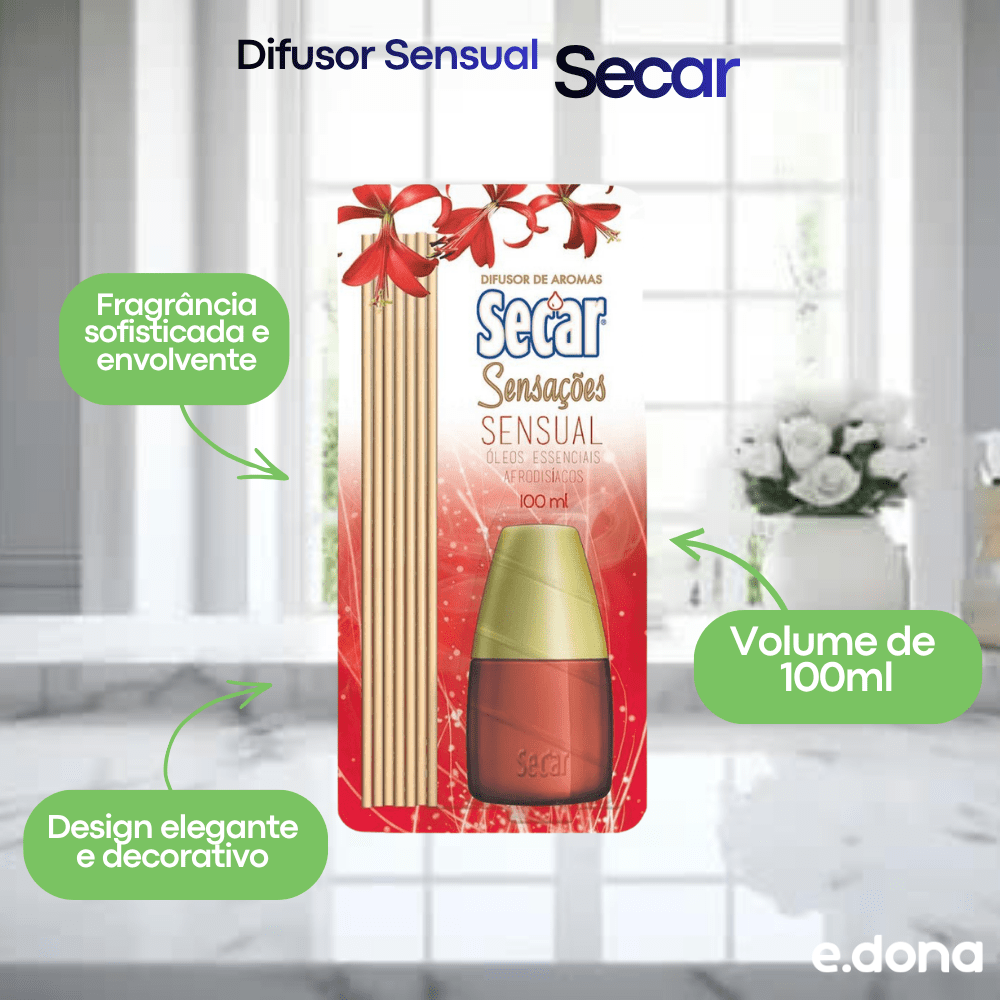 Difusor Sensual Secar 100ml - e - dona