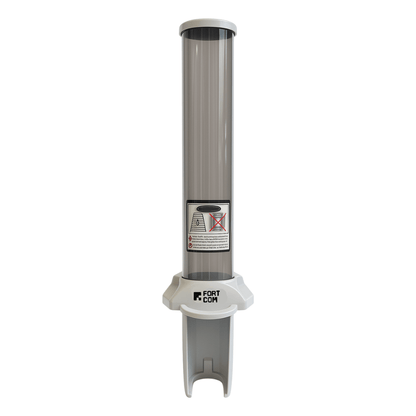 Dispenser de Acrílico para Copos 180/200ml com Dosador Fortcom - e - dona