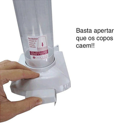 Dispenser para copo de água 180/200ml Poup Copo Exaccta - E - DPCA002M - e - dona