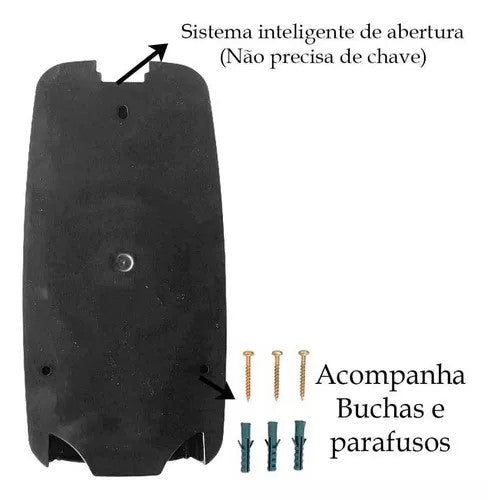 Dispenser para Papel Cai - Cai Invoq preto Premisse - e - dona