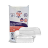 Pote Retangular Transparente 500ml com Tampa Ultra