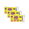 Kit com 3 Pacotes de Sacos de Lixo 110L Preto Rolinho