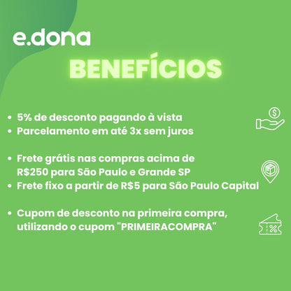 Embalagem Redonda com tampa G645SF Galvanotek com 10 unidades de 120ml Ideal para doces - e - dona