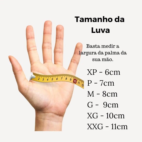 EPI |Luva CottonFlex M Danny Azul Pigmentada - e - dona