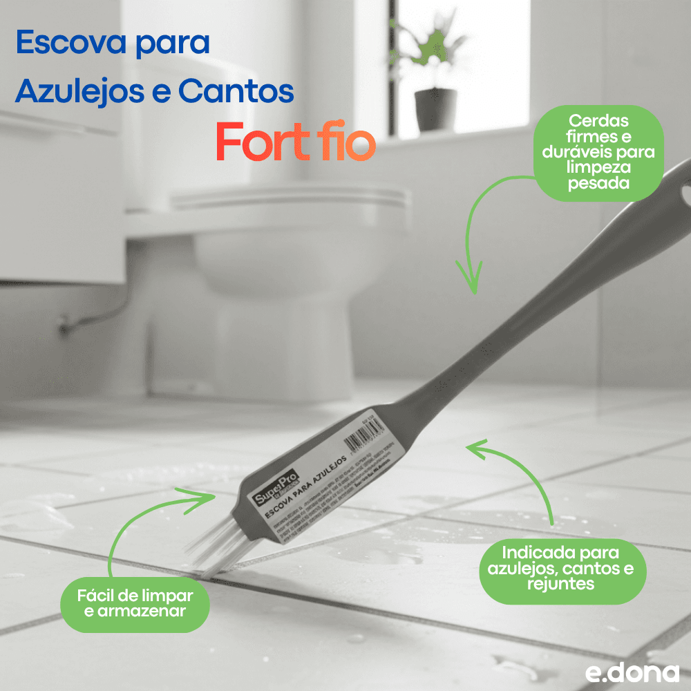 Escova para Azulejos e Cantos SuperPro Bettanin - e - dona