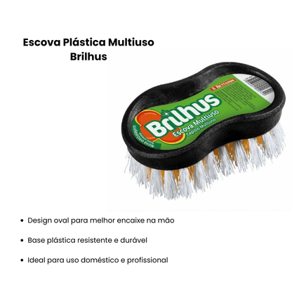 Escova Plástica Multiuso Brilhus - e - dona