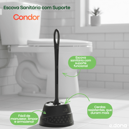 Escova Sanitária com Suporte Condor - e - dona