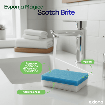 Esponja Mágica Scotch Brite - 1 unidade - e - dona