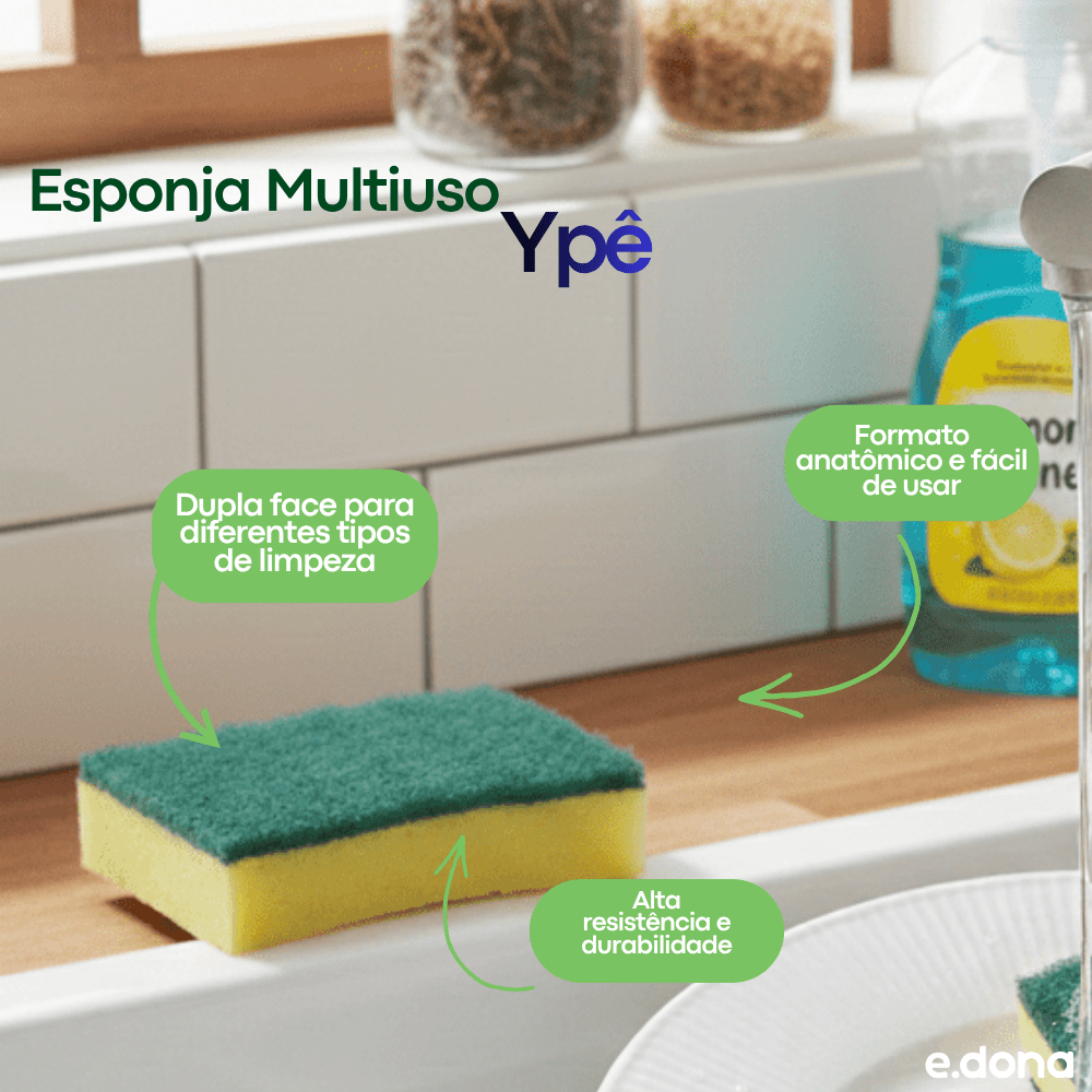 Esponja Multiuso Perfex Ypê - e - dona