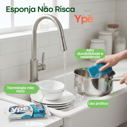 Esponja Não Risca Ypê - e - dona