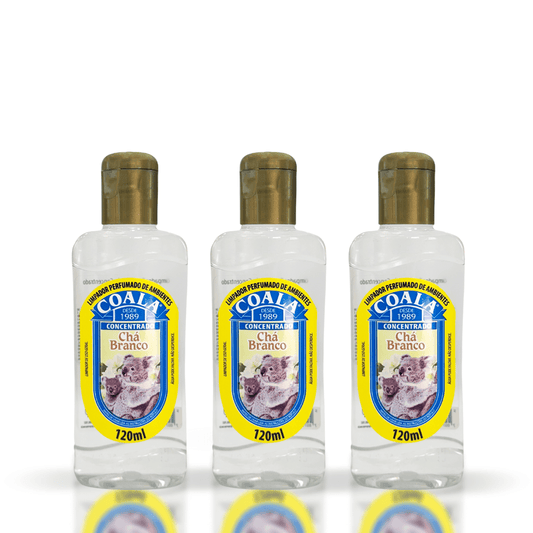 Essência 120ml Chá Branco Coala Com 3 Unidades - e - dona