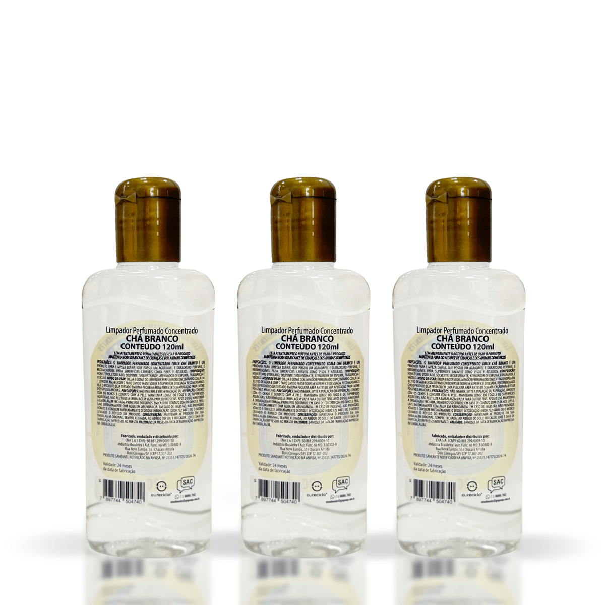 Essência 120ml Chá Branco Coala Com 3 Unidades - e - dona