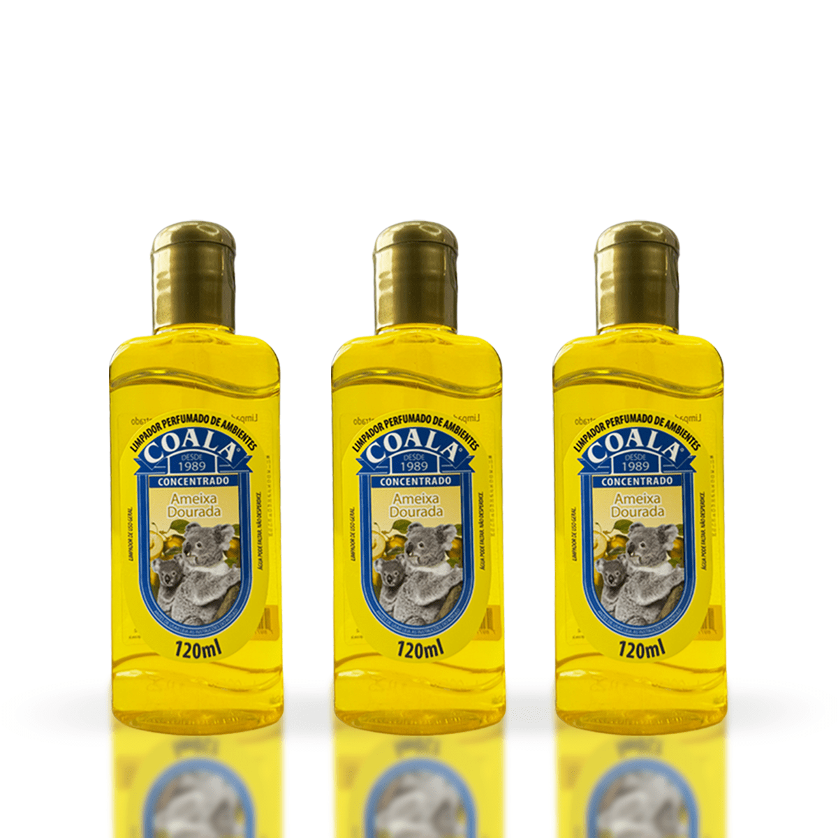 Essência Aromática Coala Ameixa Dourada 120ml Com 3 Unidades - e - dona
